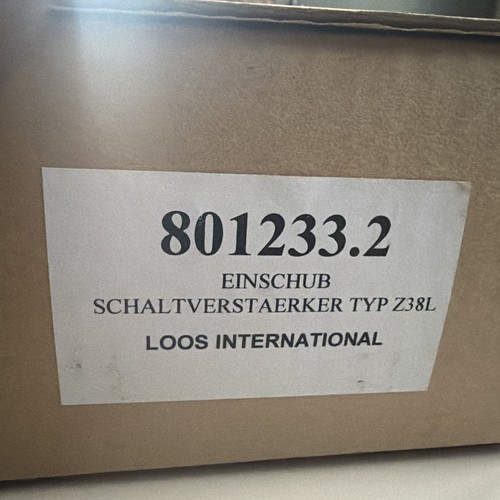 Loos einschub schaltverstäker - loos,