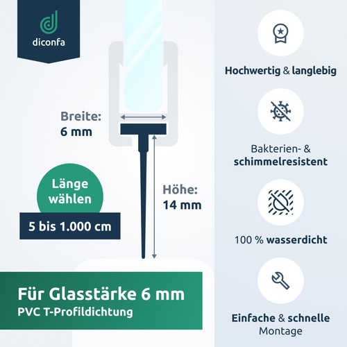 Einschubdichtung pvc 6mm - einschubdichtung,