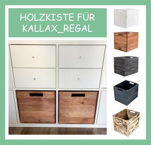 Holzkiste für kallax regal - für,