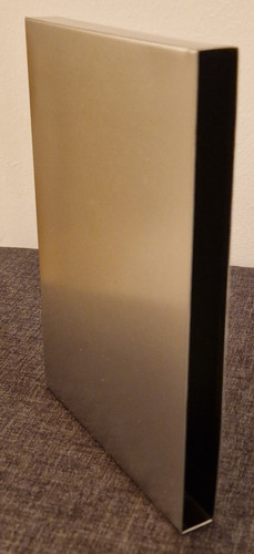Aluminium einschub für dvd - aluminium,